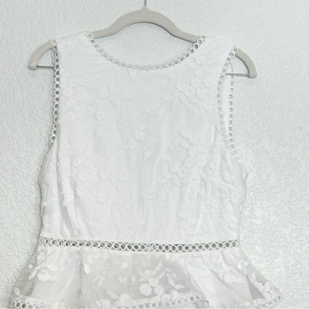 Lulu's White Floral Mini Dress - Picture 7 of 10